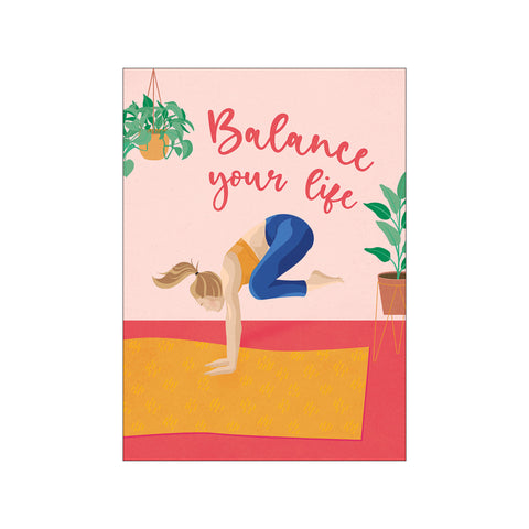 Joyful Balance — Art print by Artisan Collective from Poster & Frame