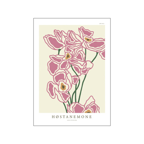 Høstanemone — Art print by Asta Sylvester from Poster & Frame