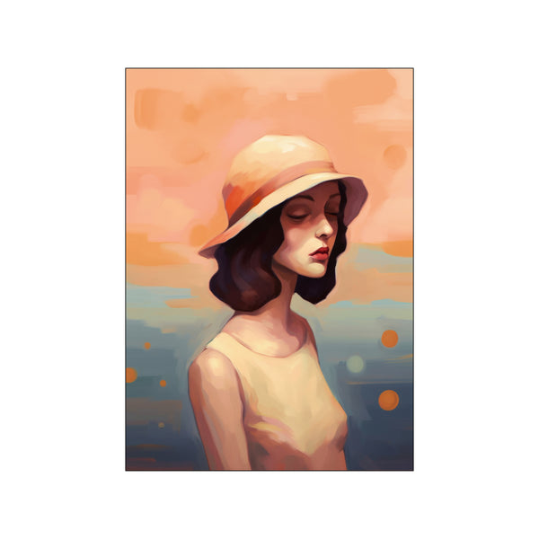Girl with Hat 2 — Art print by Atelier Imaginare from Poster & Frame