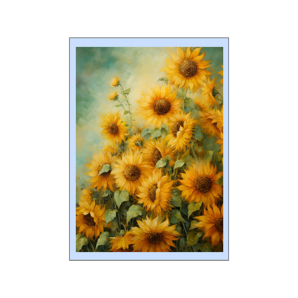 Sunflower Oldschool — Art print by Atelier Imaginare from Poster & Frame