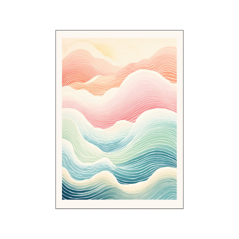 Waves — Art print by Atelier Imaginare from Poster & Frame