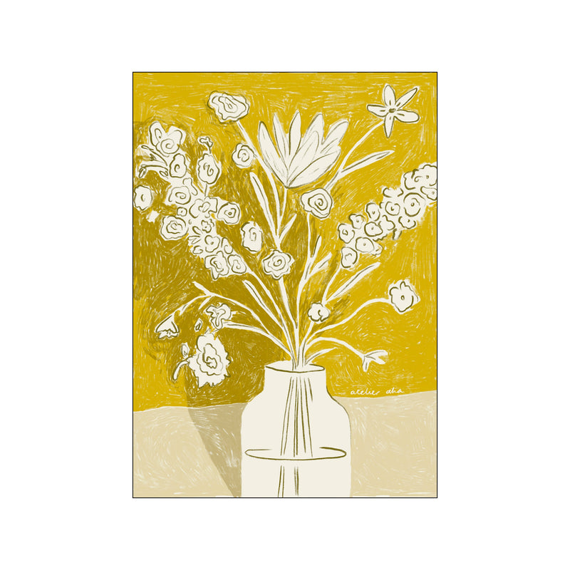 A Yellow Bouquet — Art print by The Poster Club x Atelier Aha from Poster & Frame