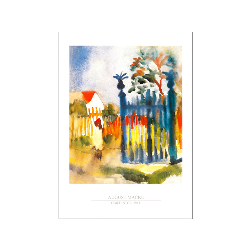 Gartentor 1914 — Art print by August Macke from Poster & Frame