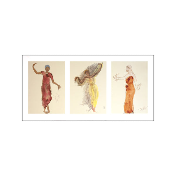 Cambodian Dansers — Art print by Auguste Rodin from Poster & Frame