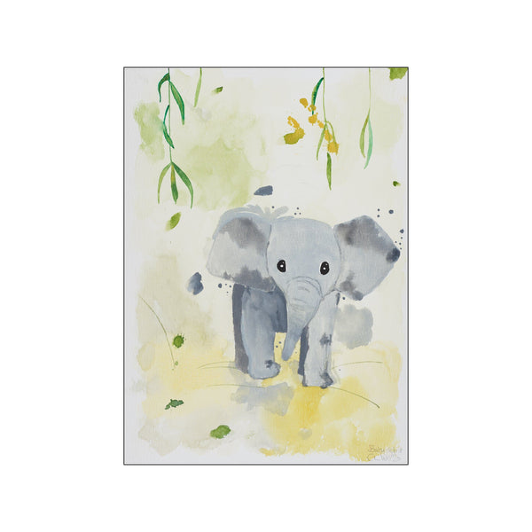Baby Elefant — Art print by Et Lille Atelier - Kids from Poster & Frame