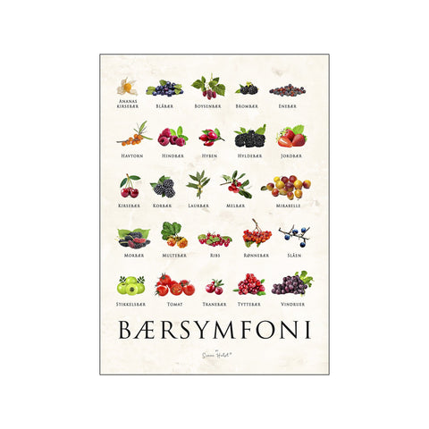 Bærsymfoni, sten — Art print by Simon Holst from Poster & Frame