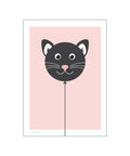 Balloon Animals Cat — Art print by Wonderhagen from Poster & Frame