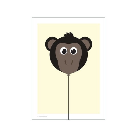 Balloon Animals Chimpanzee — Art print by Wonderhagen from Poster & Frame