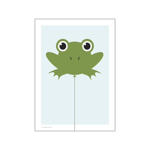 Balloon Animals Frog — Art print by Wonderhagen from Poster & Frame