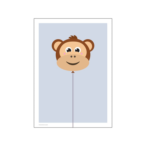 Balloon Animals Monkey — Art print by Wonderhagen from Poster & Frame