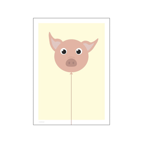 Balloon Animals Pig — Art print by Wonderhagen from Poster & Frame