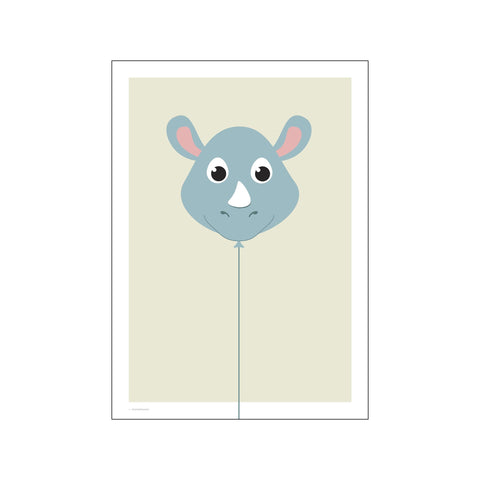 Balloon Animals Rhinoceros — Art print by Wonderhagen from Poster & Frame