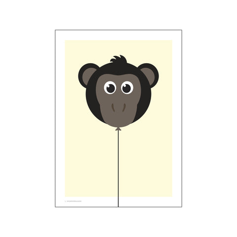 Balloon Animals Chimpanzee — Art print by Wonderhagen from Poster & Frame