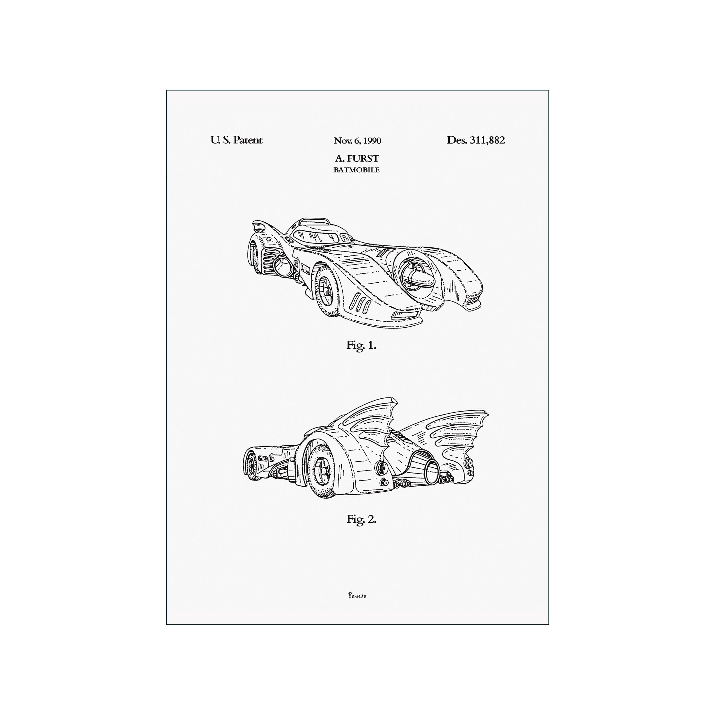 Batmobile – Poster & Frame Art Group