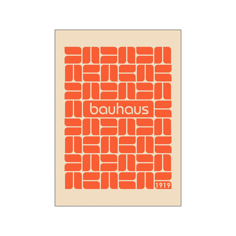 Bauhaus Orange — Art print by PSTR Studio from Poster & Frame