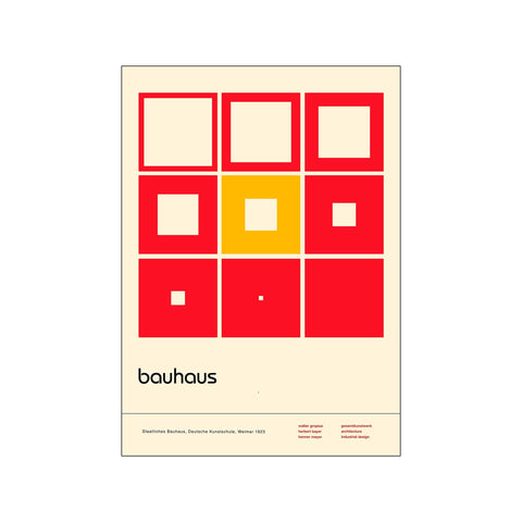 Bauhaus center — Art print by PSTR Studio from Poster & Frame