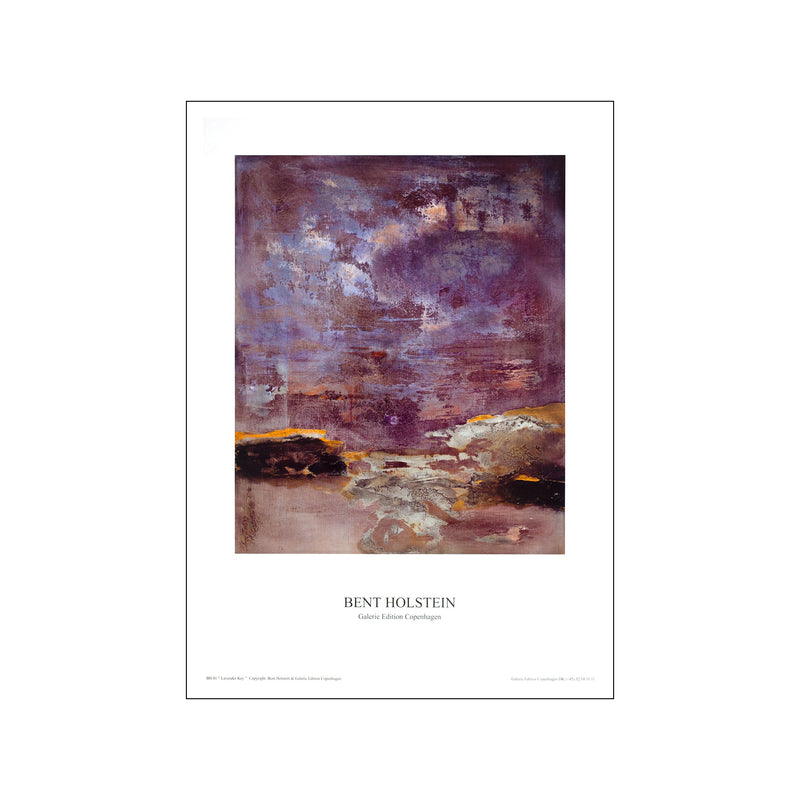 Lavender Key — Art print by Bent Holstein from Poster & Frame