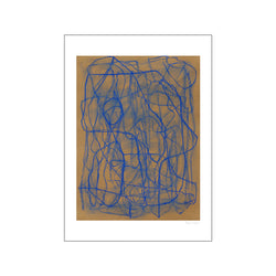 Blue Doodle — Art print by The Poster Club x Berit Mogensen Lopez from Poster & Frame