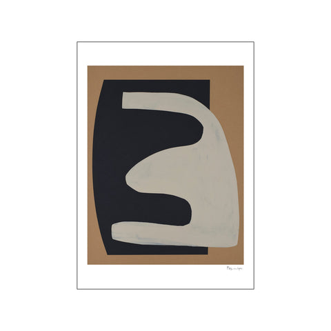 Beige on Black — Art print by The Poster Club x Berit Mogensen Lopez from Poster & Frame