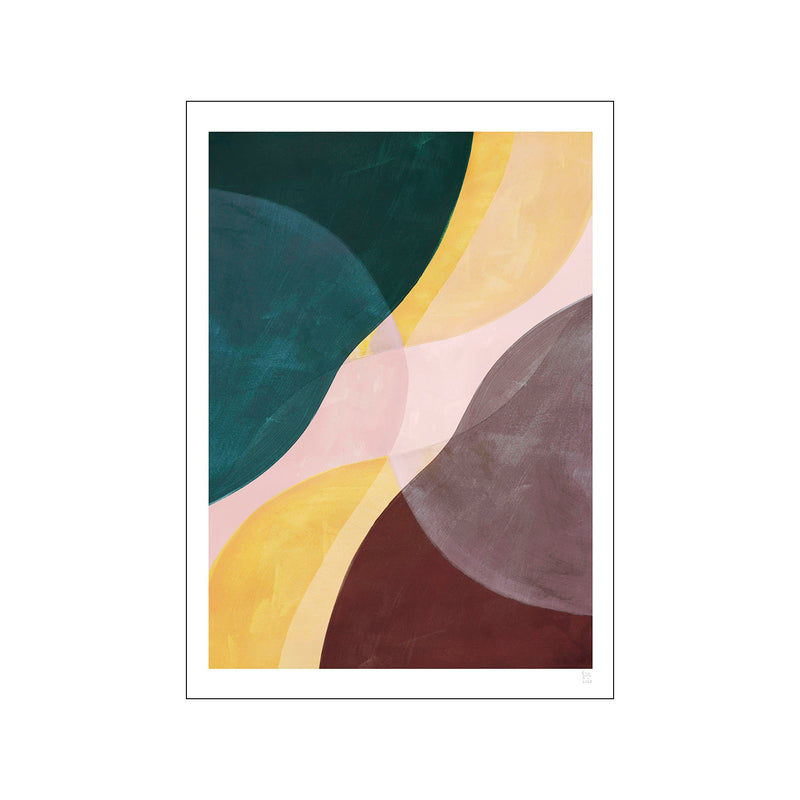 Yellow Flow — Art print by The Poster Club x Berit Mogensen Lopez from Poster & Frame