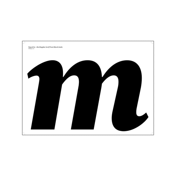 Berlingske m — Art print by PLTY from Poster & Frame