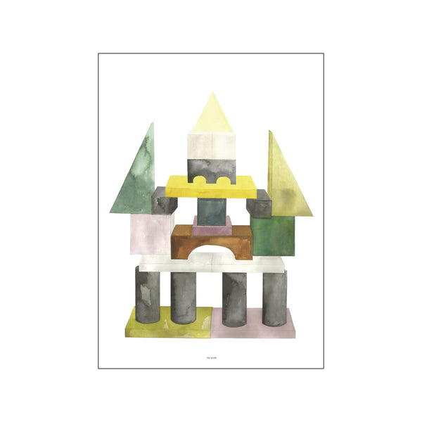 Big blocks — Art print by Tiny Goods from Poster & Frame