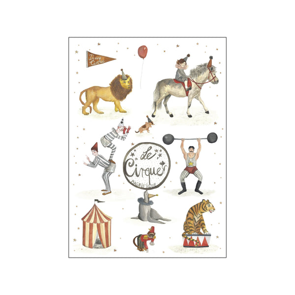 Big circus — Art print by Tiny Goods from Poster & Frame