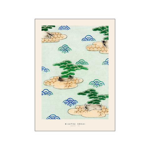 Bijutsu Sekai - Landscape — Art print by Japandi x PSTR Studio from Poster & Frame