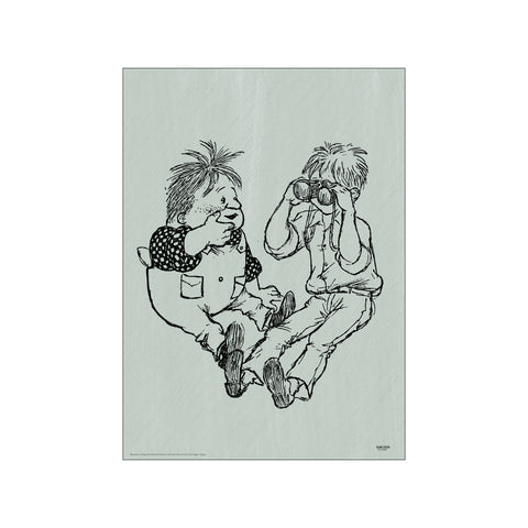 Binacolurs - Karlsson on the Roof — Art print by Astrid Lindgren from Poster & Frame