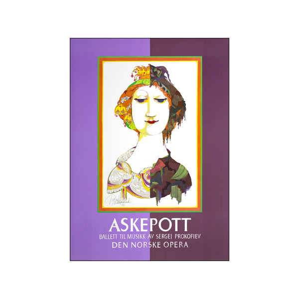 Askepott - Den Norske Opera — Art print by Bjørn Wiinblad from Poster & Frame