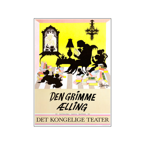 Det Kongelige Theater - Den grimme ælling - 1989 — Art print by Bjørn Wiinblad from Poster & Frame