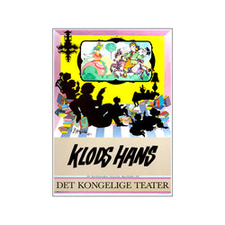 Det Kongelige Theater - Klods Hans - 1990 — Art print by Bjørn Wiinblad from Poster & Frame