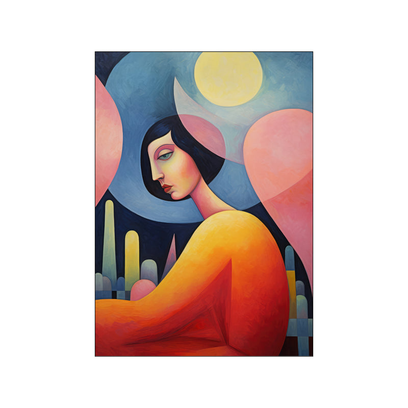 Black Hair Woman — Art print by Atelier Imaginare from Poster & Frame