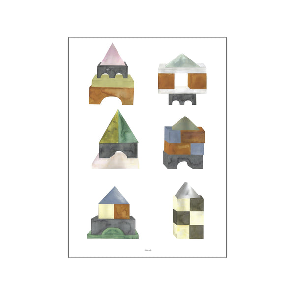 Blocks — Art print by Tiny Goods from Poster & Frame