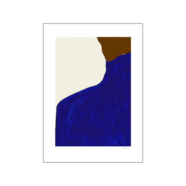 Blue Skirt Brown Jumper — Art print by The Poster Club x Rosie McGuinness from Poster & Frame