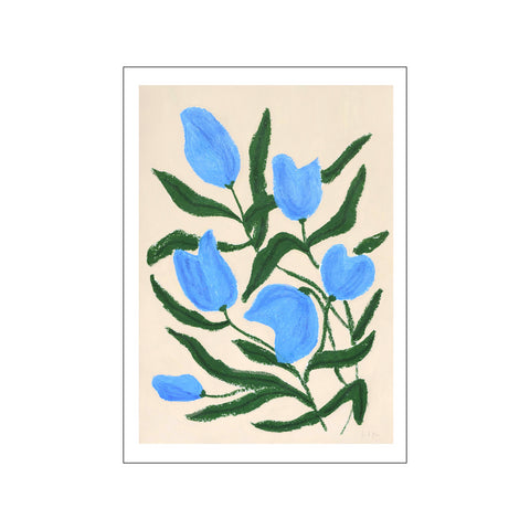 Blue Tulips — Art print by Camilla Bergqvist from Poster & Frame