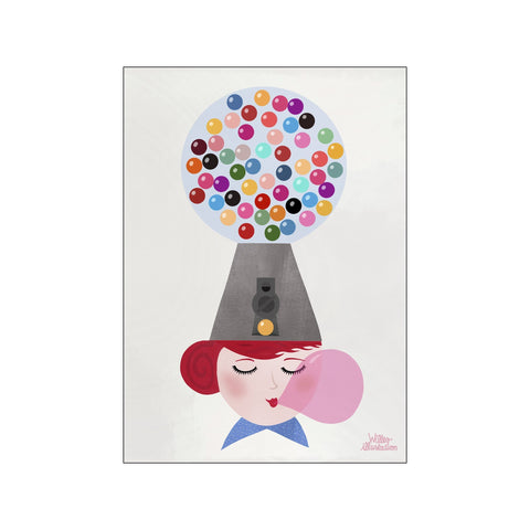 Bobles — Art print by Willero Illustration from Poster & Frame