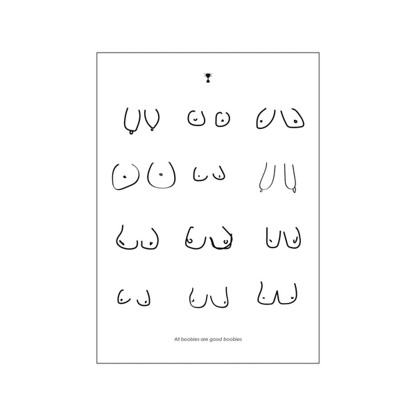 Boobies — Art print by Prints Please from Poster & Frame