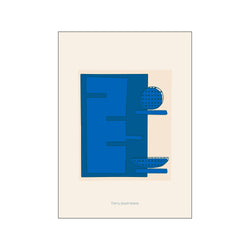 Bowls, blue — Art print by Fōmu illustrations from Poster & Frame