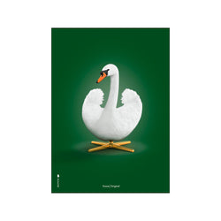 Svanen Grøn — Art print by Brainchild from Poster & Frame