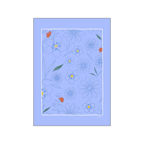 Fru Blomster — Art print by By Vima from Poster & Frame