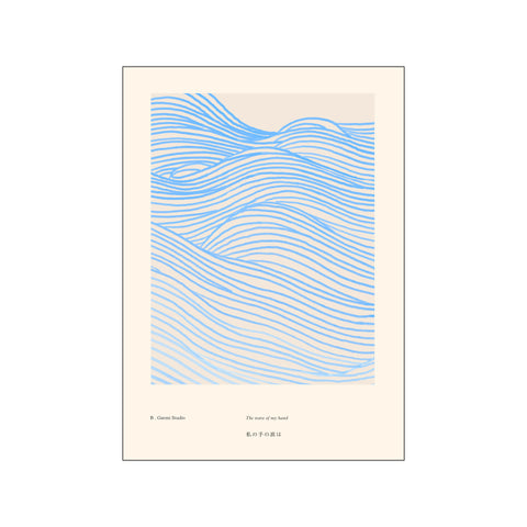 The Waves Of My Hand — Art print by By Garmi from Poster & Frame