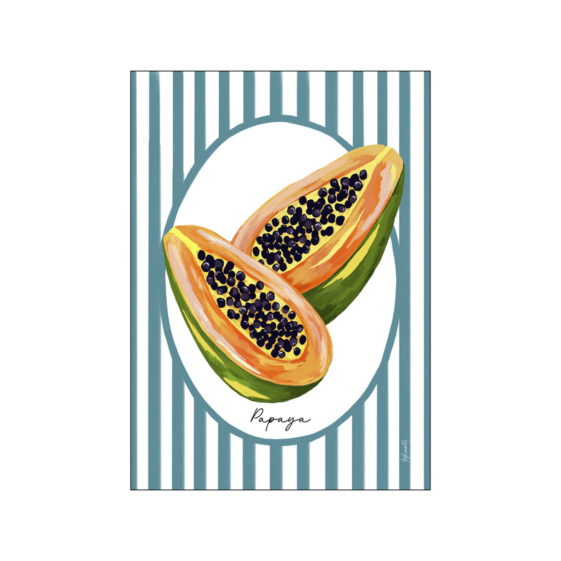 Papaya — Art print by ByKammille from Poster & Frame