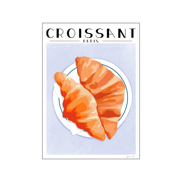 Croissant - Paris — Art print by ByKammille from Poster & Frame