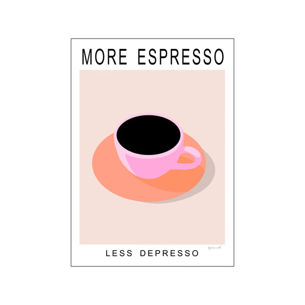 More Espresso — Art print by ByKammille from Poster & Frame