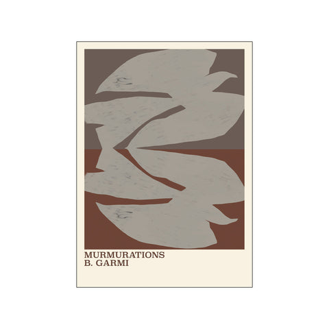 Murmurations Brown — Art print by The Poster Club x By Garmi from Poster & Frame