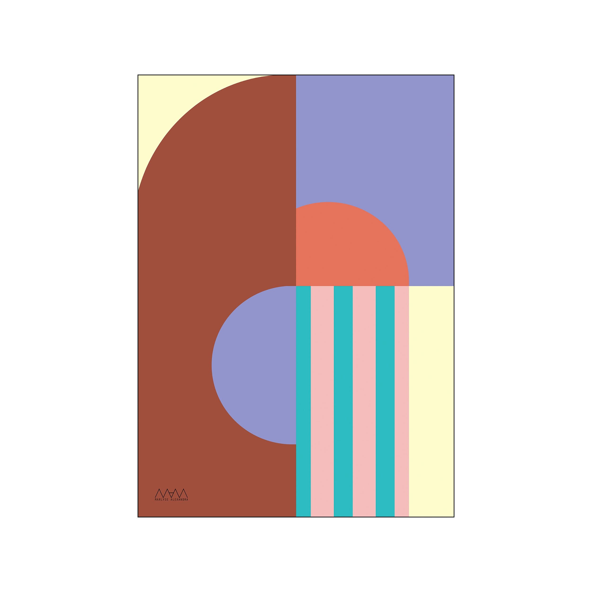 Colorblock 4 – Poster & Frame Art Group