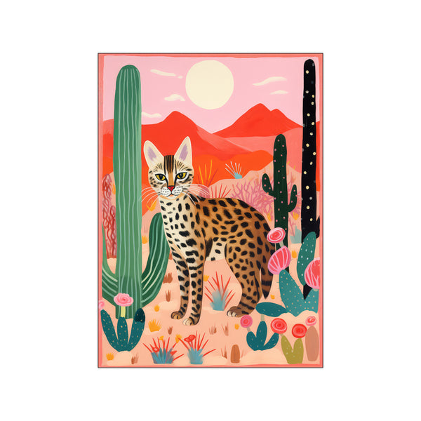 Cactus Cat 2 — Art print by Atelier Imaginare from Poster & Frame