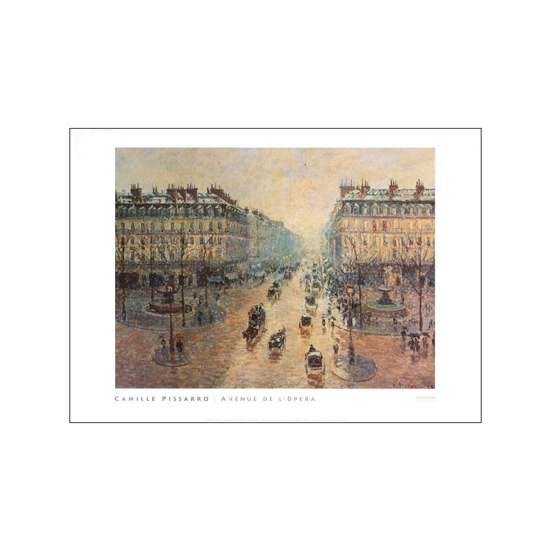 Avenue de l'opera — Art print by Camille Pissarro from Poster & Frame