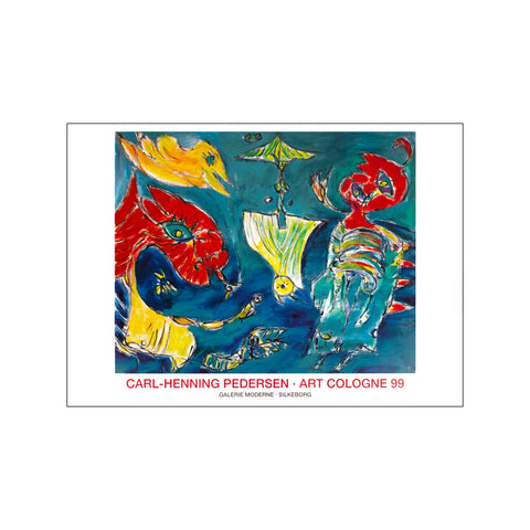 Art Cologne 99 Galerie Moderne Silkeborg CHP5 — Art print by Carl-Henning Pedersen from Poster & Frame